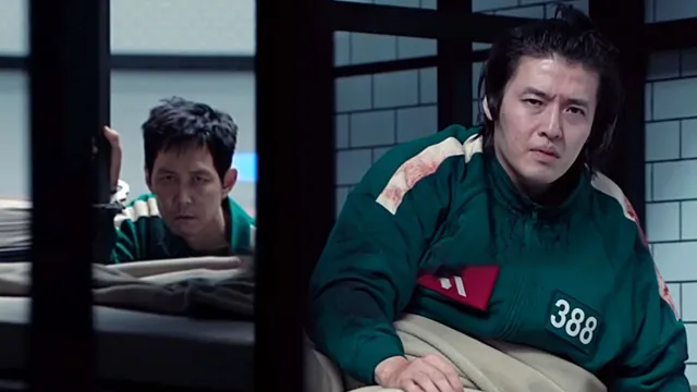 Seong Gi-hun Staring At Dae-ho (Squid Game) meme card