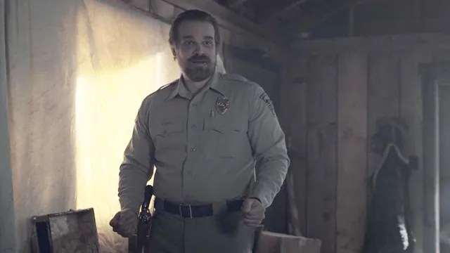Sheriff Hopper Dancing meme card
