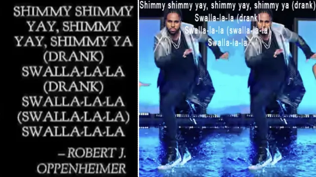 Shimmy Shimmy Ya meme card