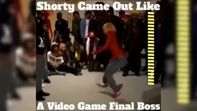 Shorty Came Out Like A Video Game Final Boss meme card