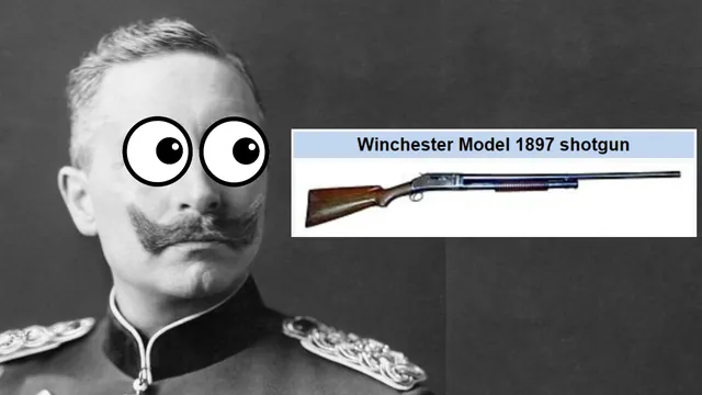 Carte meme Shotguns in WW1 / Kaiser Mad