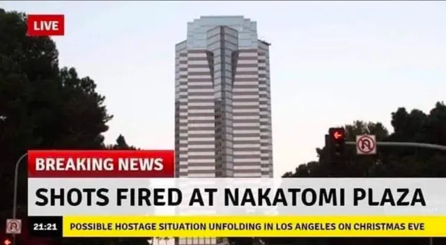 Shots Fired At Nakatomi Plaza meme card