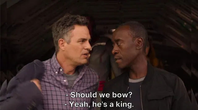 Carte meme Should We Bow? Yeah, He’s a King