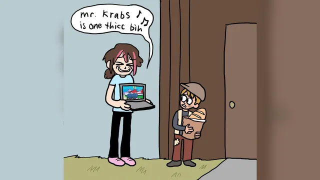 Showing Things to a Victorian Child meme card