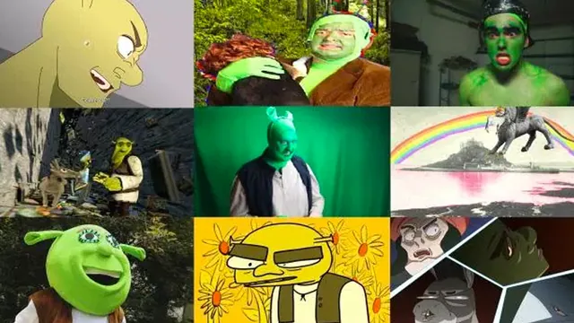 Carte meme Shrek Retold