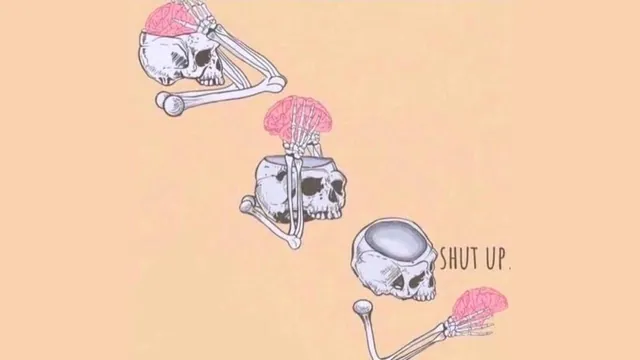 Shut Up Brain meme card
