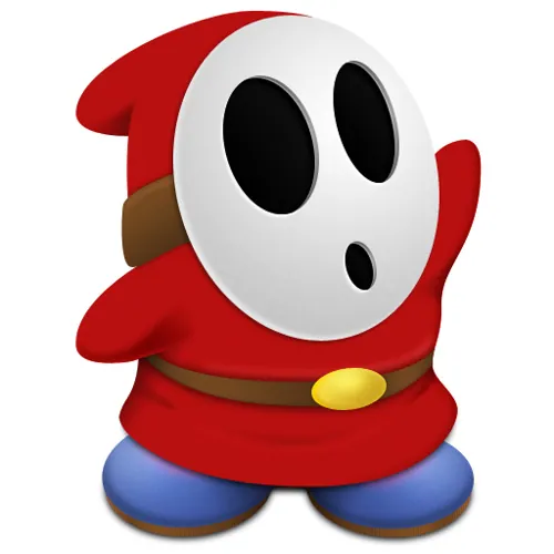 Shy Guy meme card