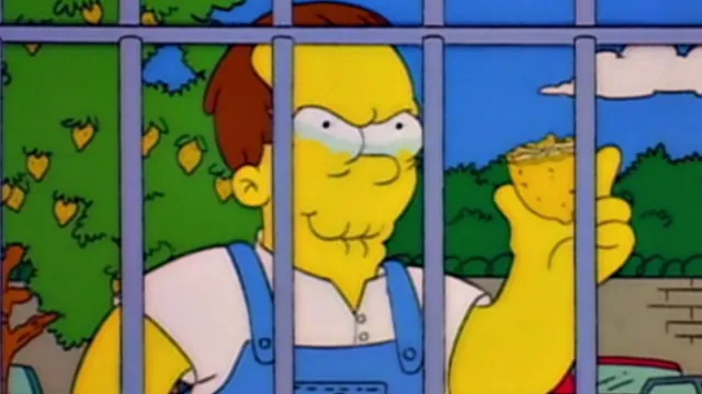 Simpsons Lemonposting meme card