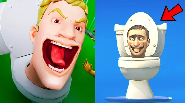 "Skibidi Fortnite" Song meme card