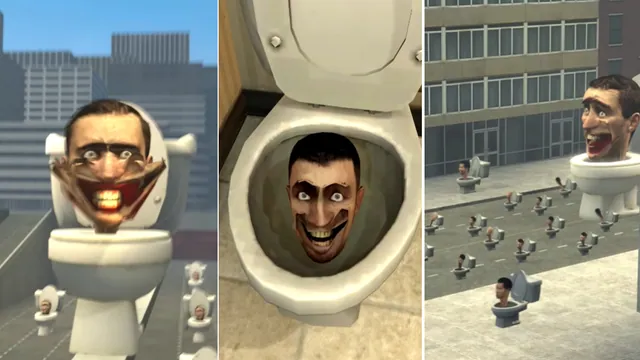 Skibidi Toilet meme card