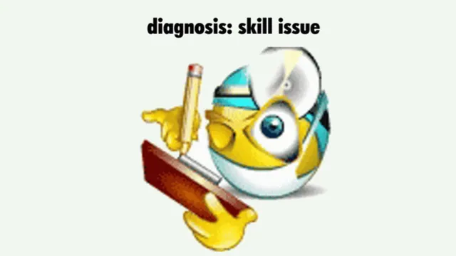 Carte meme Skill Issue / Simply a Difference in Skill