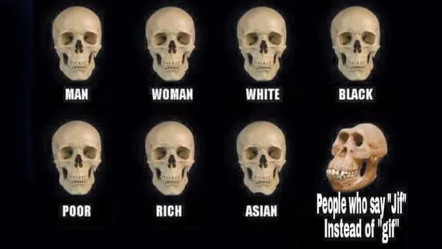 Skull Comparisons meme card