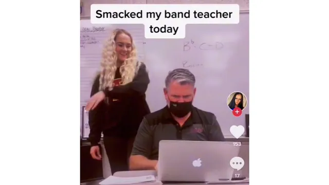 Slap A Teacher Challenge meme card