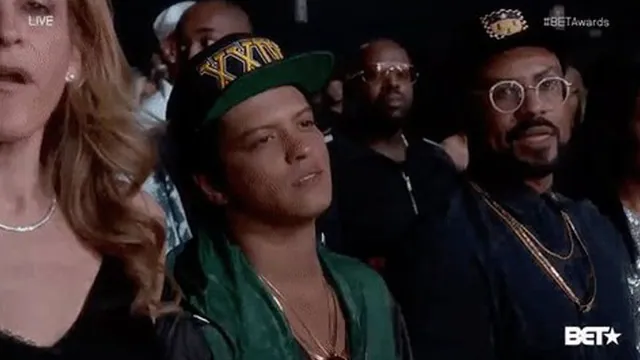 Sleepy Bruno Mars meme card
