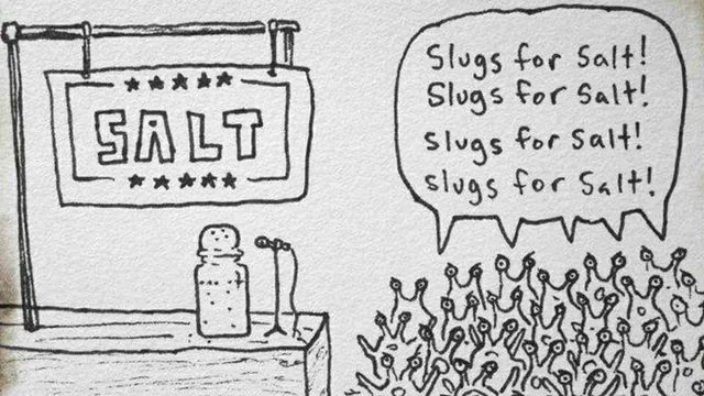 Slugs for Salt meme card