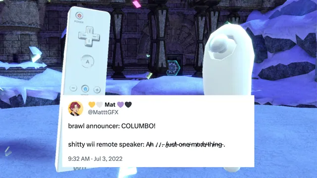 Smash Brawl Announcer / Shitty Wii Remote Speaker meme card
