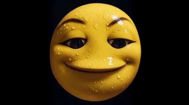 Carte meme Smiling, Sweating Emoji