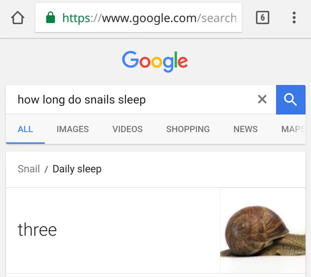 Snails Sleep 3 meme card