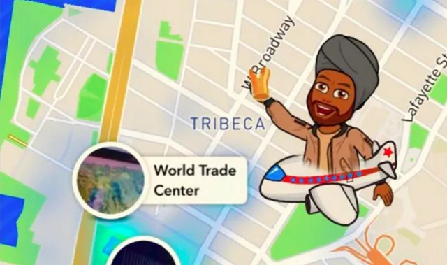Snapchat Map Parodies meme card