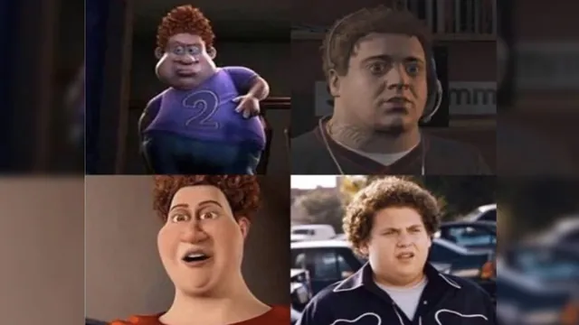 Snotty Boy, Jimmy De Santa, Hal Stewart and Jonah Hill Resemblance meme card