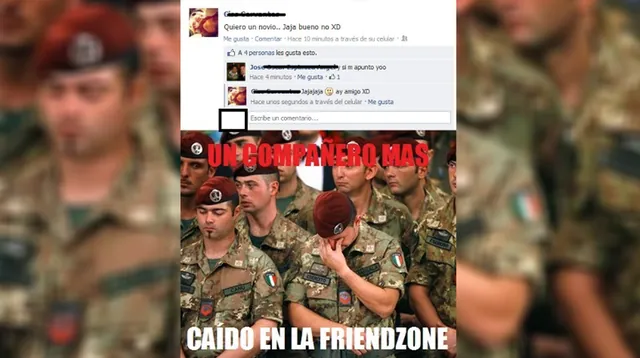Soldado Caído meme card