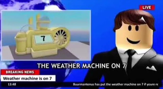 Carte meme Some Idiot Put The Weather Machine On 7
