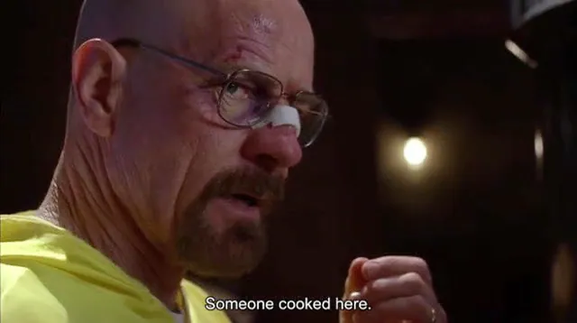 Carte meme Someone Cooked Here