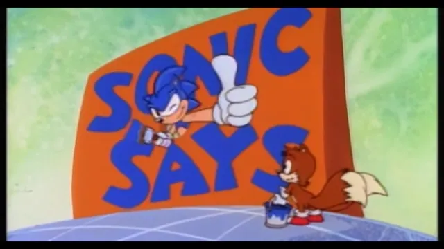 Carte meme Sonic Says... (Adventures of Sonic the Hedgehog)
