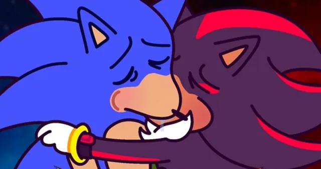 Sonic x Shadow / Sonadow meme card