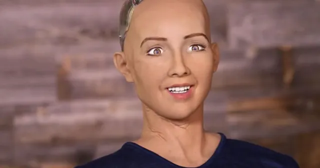 Sophia the Robot meme card