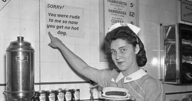Sorry! You Were Rude to Me So Now You Get No Hot Dog meme card