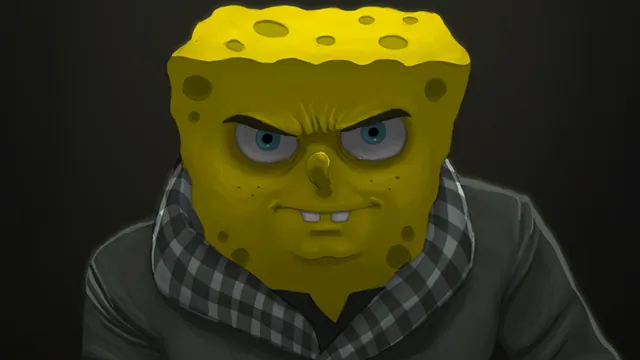 Spongebob Badasspants meme card