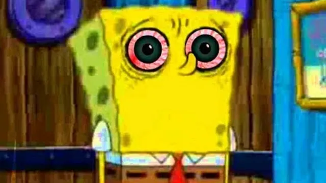 SpongeBob Bootleg Episode Creepypasta meme card