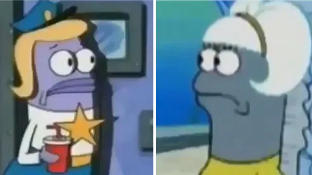 SpongeBob Cop Formation meme card
