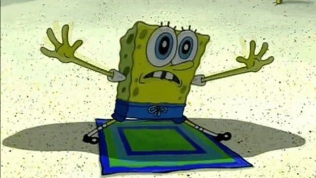 SpongeBob Wait meme card