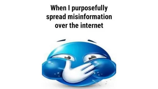 Spreading Misinformation meme card