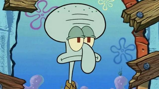 Squidward Tentacles meme card