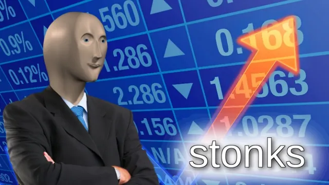 Carte meme Stonks