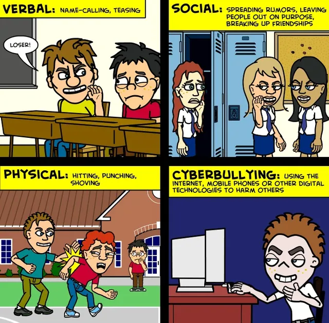 Stop Bullying Comics meme card