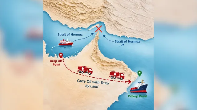 Strait of Hormuz Bypass Solutions meme card