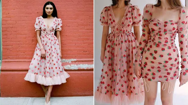 Strawberry Dress meme card