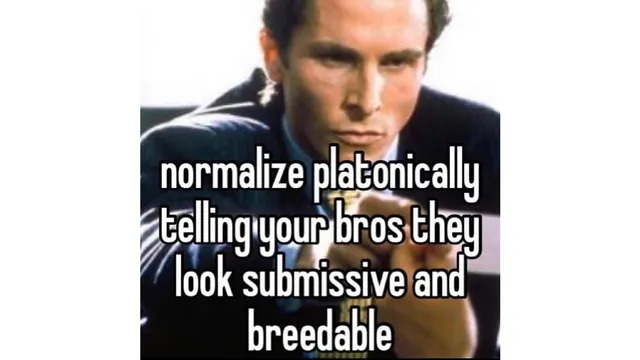 Submissive and Breedable meme card