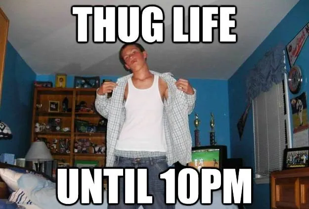Carte meme Suburban Hardass