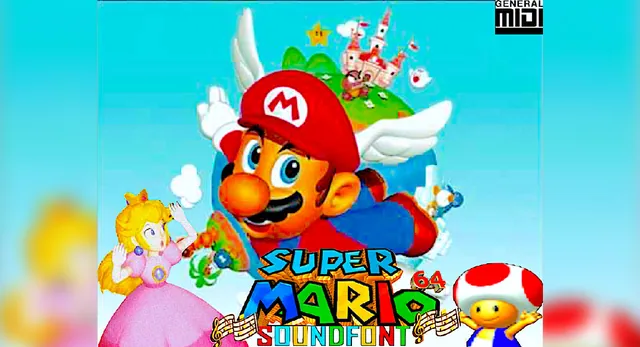 Carte meme Super Mario 64 Soundfont Remixes