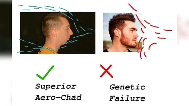 Carte meme Superior Aero-Chad vs. Genetic Failure