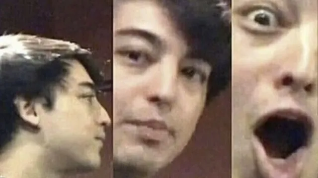 Surprised Joji meme card