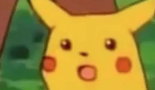 Carte meme Surprised Pikachu