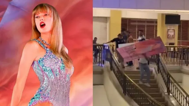 Swifties vs Cinepolitos meme card