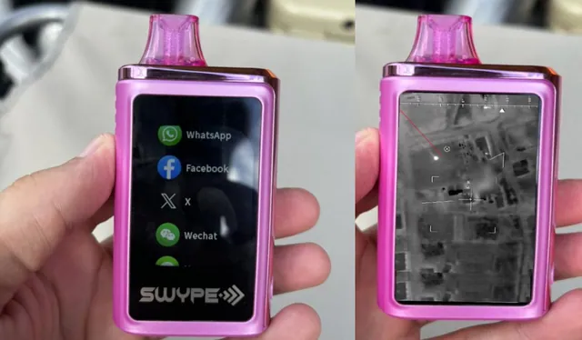 Swype Vape With Touchscreen meme card