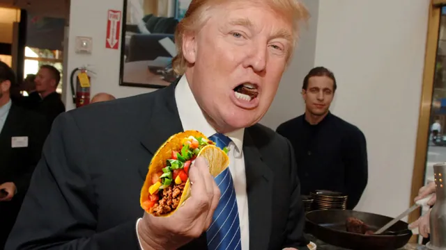 TACO / Trump Always Chickens Out meme card